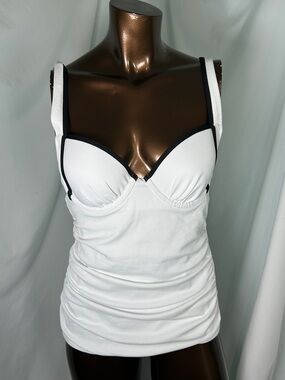 Tommy Bahama Cabana underwire Tankini Top - Small - New